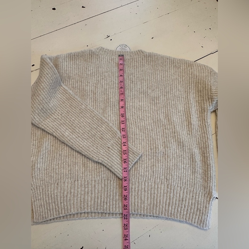 Rachel Zoe Ivory Crew Neck Sweater - NWT - Picture 4 of 7